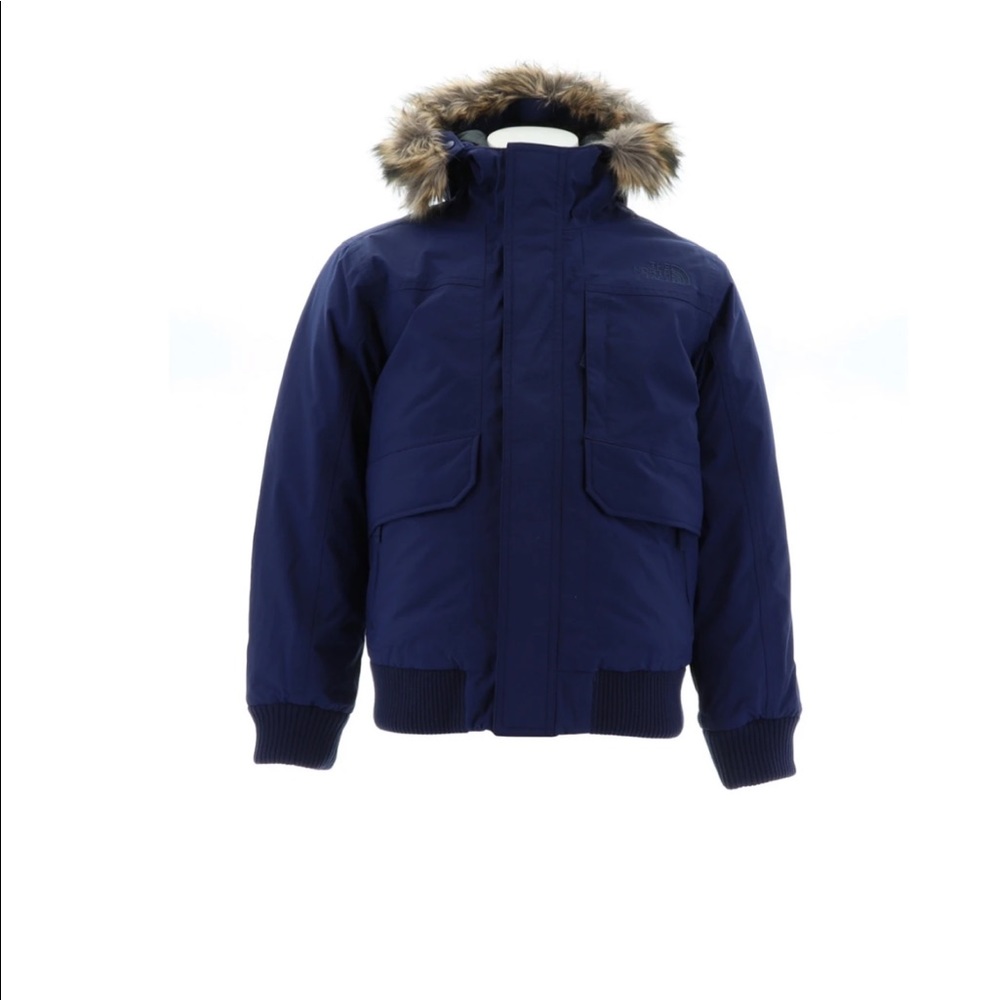 North Face Boys Gotham Down Jacket with Fur